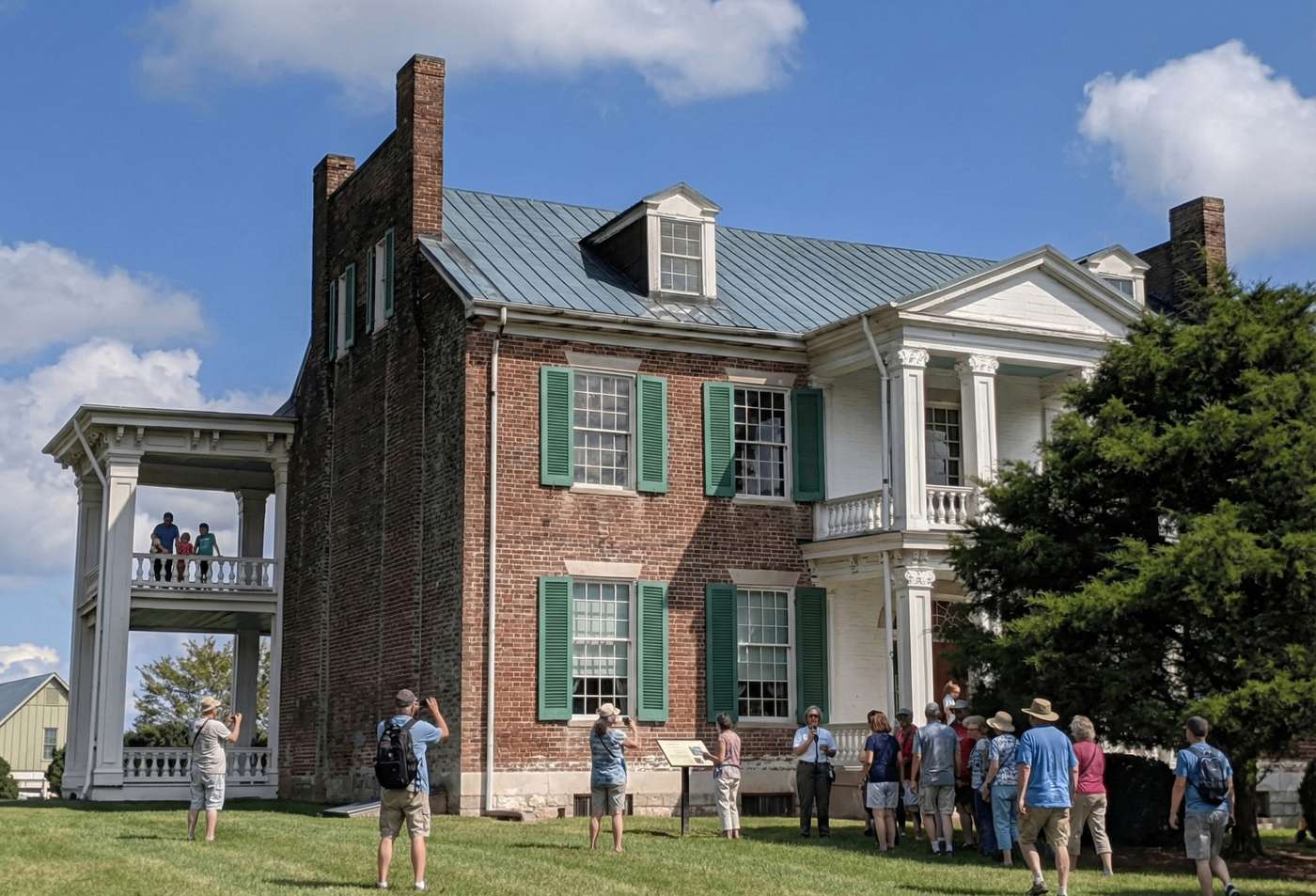 Tourists at Lotz House