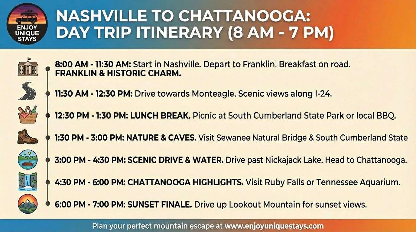 Road Trip Itinerary by Enjoy Unique Stays