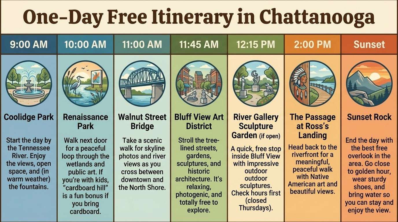 One-Day Free Chattanooga Itinerary