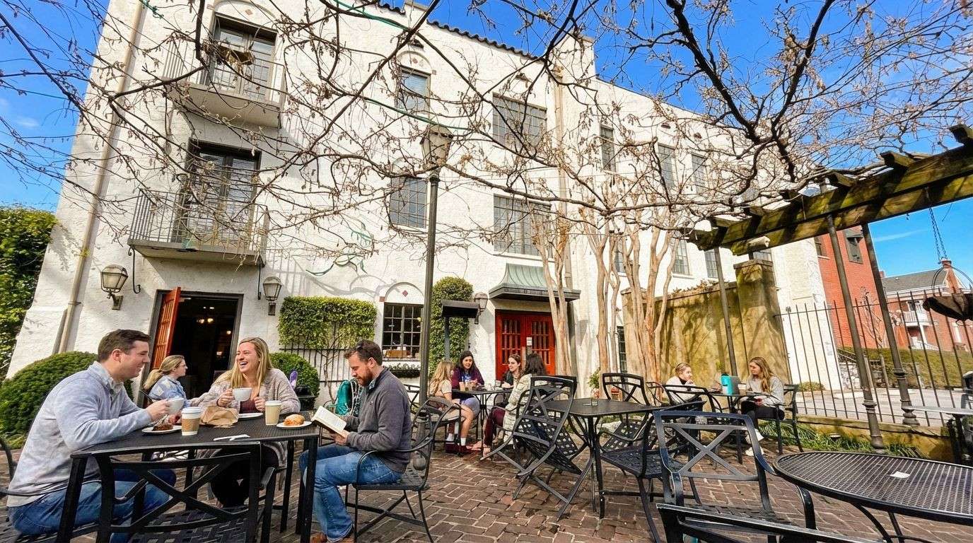 People at Rembrandt's Coffee House