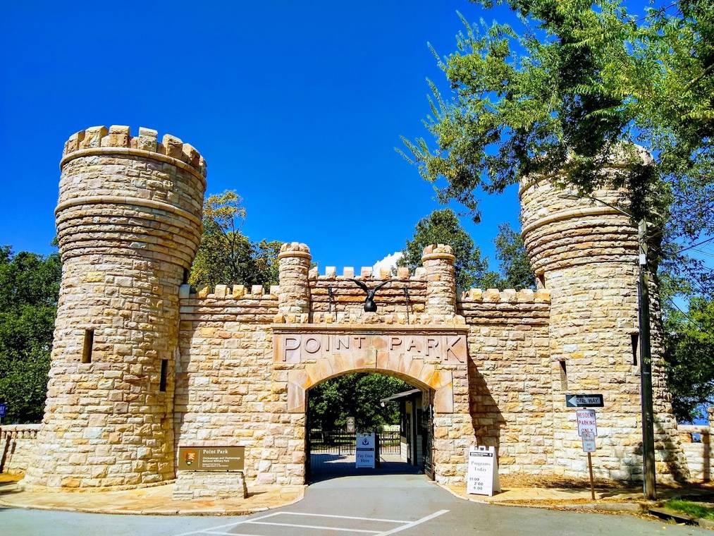 Point Park overlook on Lookout Mountain in Chattanooga