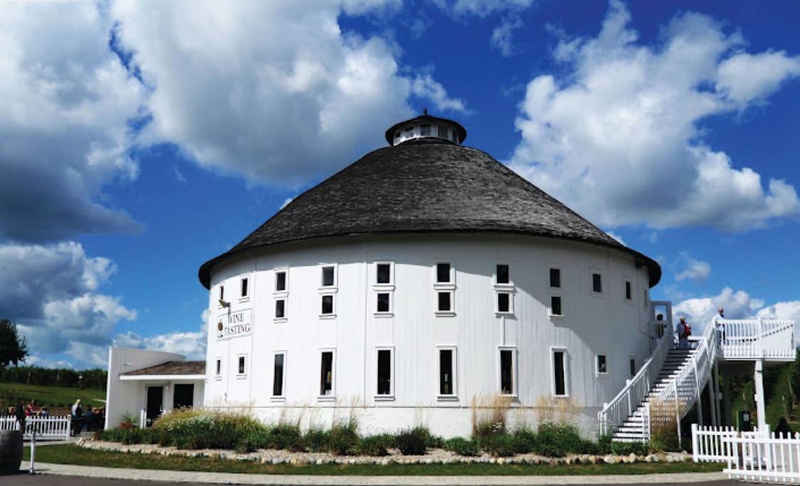 Round Barn Winery and Estate in Baroda Michigan